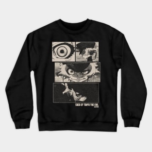 Tanya Gloomy Halftone Fanart Design Crewneck Sweatshirt